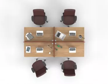 POTE DÖRTLÜ ÇALIŞMA MASASI